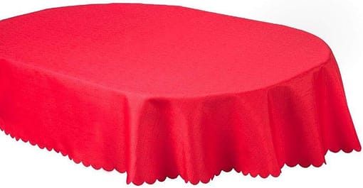 Shell oval tablecloth