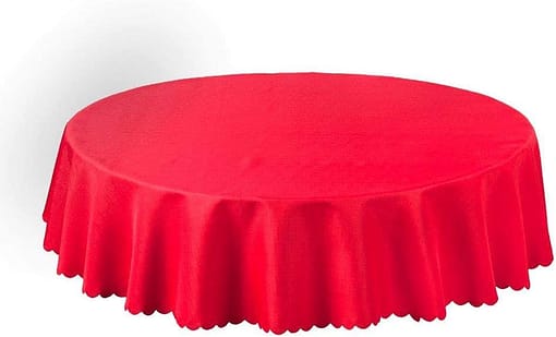 Shell 54 inch round tablecloth