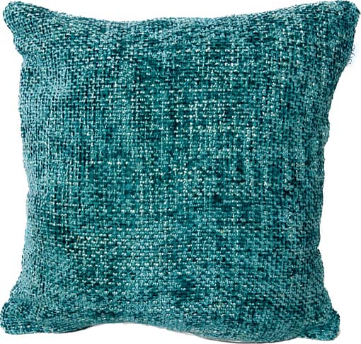 Teal Chenille Cushion Cover