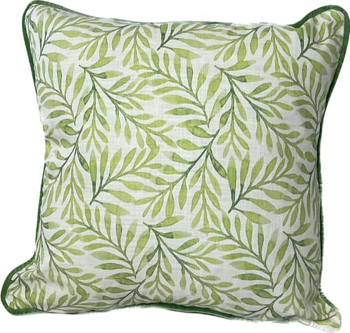 Green fern cushion covers