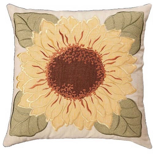 Sunflower cushion cover