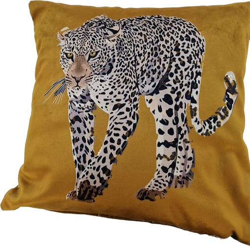 leopard velvet cushion covers