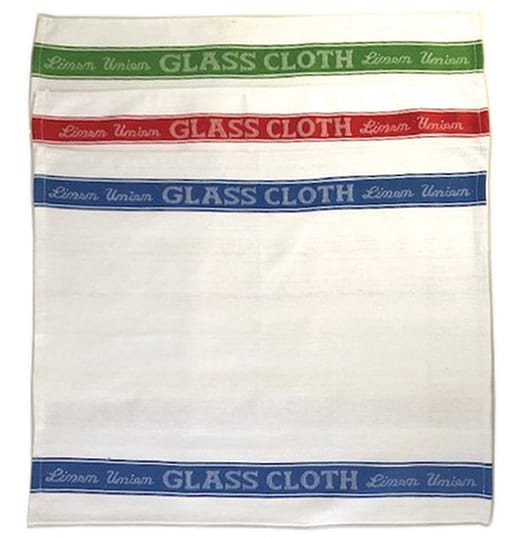 Linen union glass cloths