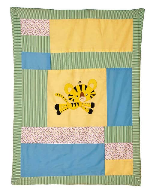 TIGER - Cot Quilt - 90x120cm (36x48")